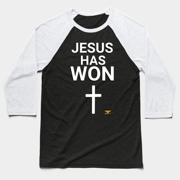 Jesus won Baseball T-Shirt by disposable762